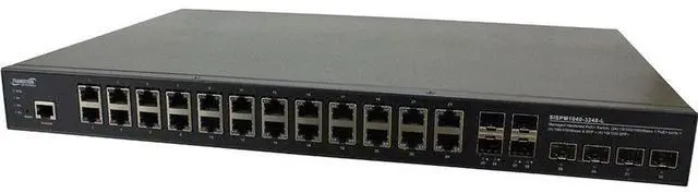 Alt view image 2 of 4 - Transition Networks Managed Hardened Gigabit Ethernet PoE+ Rack Mountable Switch SISPM10403248LNA