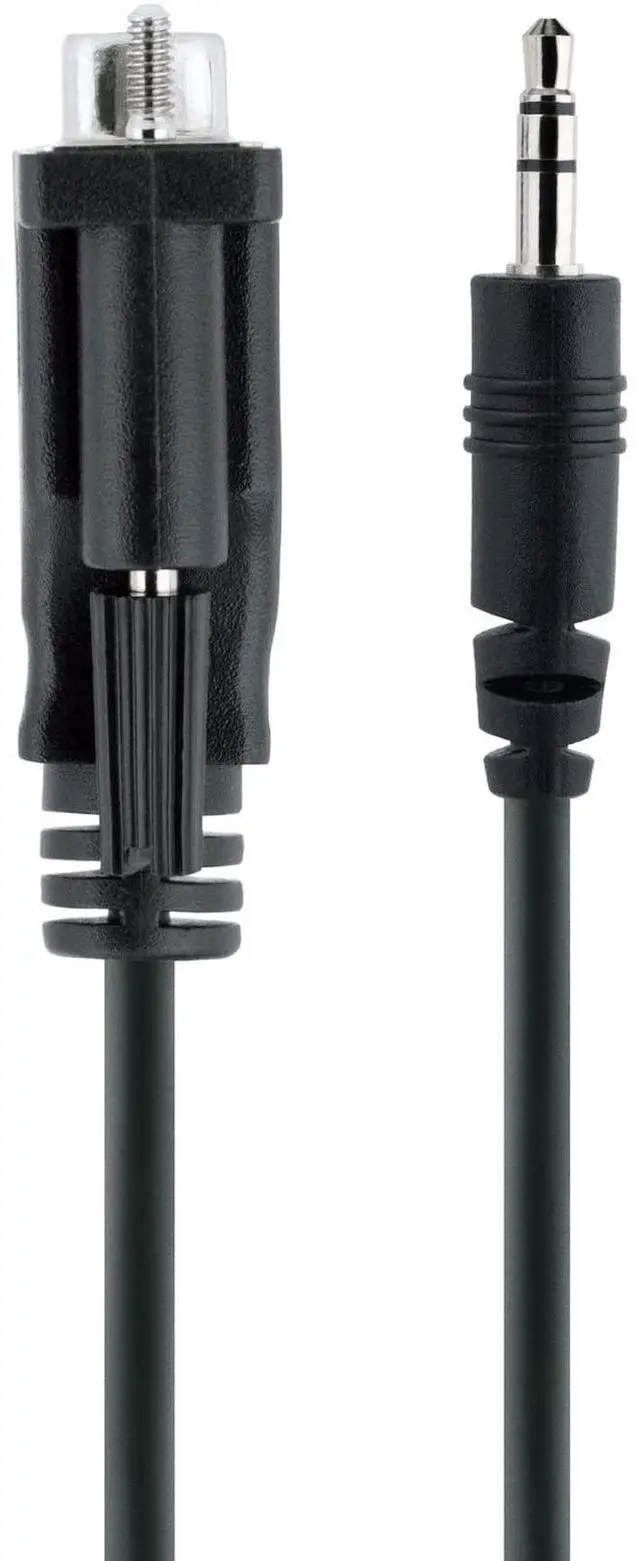 Alt view image 2 of 5 - StarTech 3ft 1m DB9 to 3.5mm Serial Cable for Serial Device Configuration RS232 DB9 Male to 3.5mm for Calibrating via Audio Jack