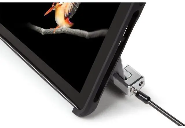 Alt view image 12 of 16 - Kensington Keyed Cable Lock for Surface Pro and Surface Go - Black, Silver - Carbon Steel, Plastic - 5.91 ft - For Notebook