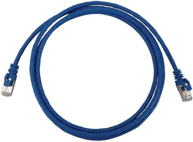 Alt view image 9 of 11 - Eaton Tripp Lite Series Cat6a 10G Snagless Shielded Slim STP Ethernet Cable RJ45 M/M PoE Blue 7 ft. 2.1 m