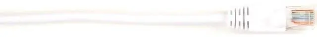 Alt view image 7 of 9 - Black Box CAT6PC-003-WH Black Box CAT6 Value Line Patch Cable, Stranded, White, 3-ft. (0.9-m) - Category 6 for Network Device - Patch Cable - 3 ft - 1 Pack - 1 x RJ-45 Male Network - 1 x RJ-45 Male