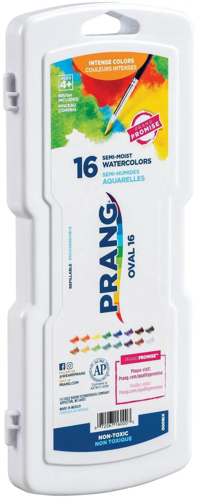 Alt view image 17 of 20 - Prang Professional Watercolors 16 Assorted Colors 16000