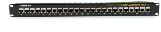 Alt view image 4 of 4 - CAT6 PATCH PANEL FEED-THROUGH 1