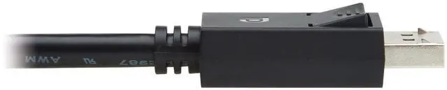 Alt view image 5 of 8 - Tripp Lite 6ft DisplayPort 2.1 Cable with Latching Connectors P5800068K62