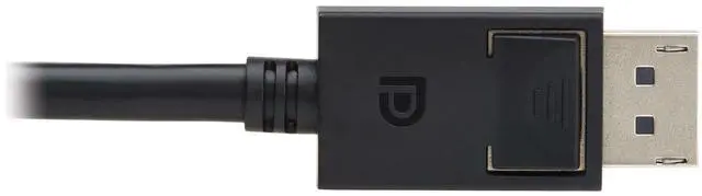 Alt view image 8 of 8 - Tripp Lite 6ft DisplayPort 2.1 Cable with Latching Connectors P5800068K62