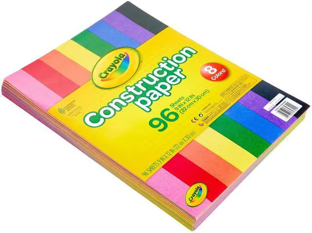 Alt view image 19 of 19 - Crayola Construction Paper Pad 9"X12"-96 Sheets