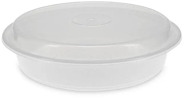 Alt view image 2 of 4 - Pactiv Corporation Pactiv Evergreen VERSAtainers 48 oz. 9 x 9 x 2.38 White/Clear