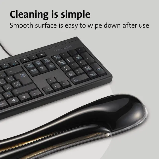 Alt view image 7 of 9 - Kensington Duo Gel Wave Keyboard Wrist Rest