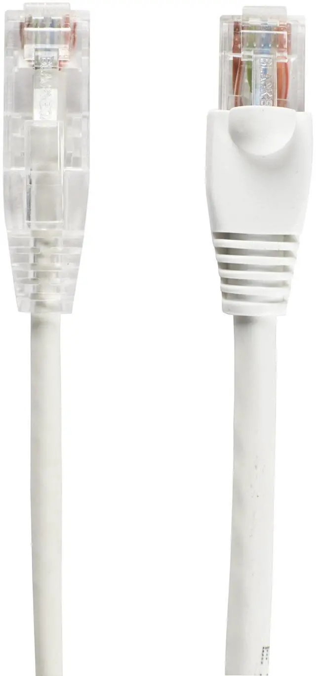 Alt view image 6 of 6 - BLACK BOX C6APC28-WH-03 CAT6A 500-MHZ STRANDED ETHERNET PATCH CABLE - UNSHIELDED (UTP), CM PVC, SNAGLESS