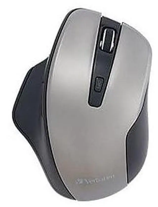 Alt view image 20 of 20 - Verbatim Silent Ergonomic Wireless Blue Led Mouse - Graphite