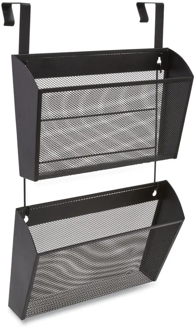 Alt view image 2 of 3 - Tru Red Wire Mesh Wall File, 2 Sections, Letter Size, Black (TUD24402445)
