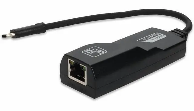 Main image of AddOn 5-Pack of USB C 3.1 Male to RJ-45 Female Black Adapters