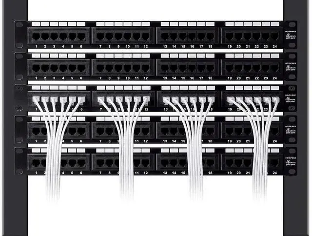 Alt view image 11 of 11 - Monoprice Cat6 Ethernet Patch Cable - 50 feet - White | Snagless RJ45 Stranded 550MHz UTP CMR Riser Rated Pure Bare Copper Wire 28AWG - SlimRun Series
