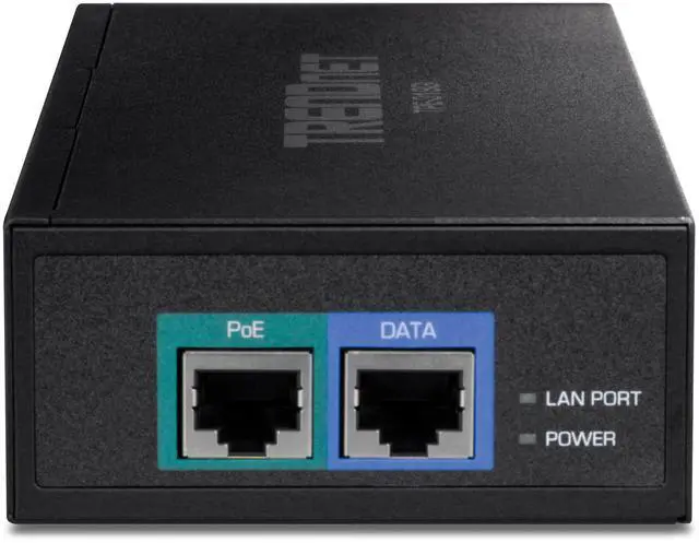 Alt view image 15 of 19 - TRENDnet 10G PoE++ Injector, Supplies PoE (15.4W), PoE+  (30W), or PoE++ (90W), Converts a Non-PoE Port To A PoE ++ 10G port, Metal Housing, Black, TPE-319GI