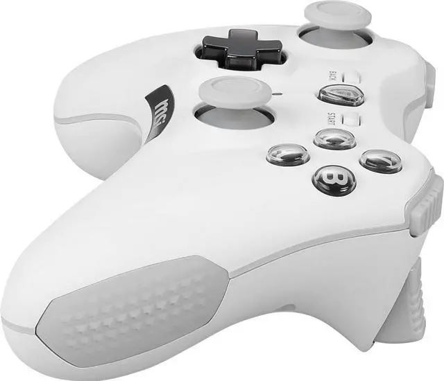 Alt view image 15 of 16 - msi force gc30v2 white wireless gaming controller, dual vibration motors, dual connection modes, interchangable d-pads, compatible with pc & android