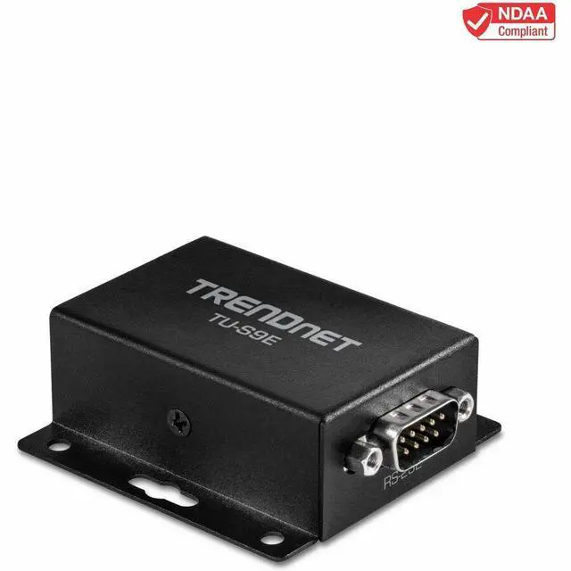 Alt view image 6 of 17 - TRENDnet TU-S9E, 1-Port Serial to IP Ethernet Converter
