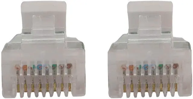 Alt view image 8 of 9 - Tripp Lite Cat6a 10G Snagless Molded Slim UTP Ethernet Cable (RJ45 M/M), PoE, White, 3 ft. (0.9 m) - 3 ft Category 6a Network Cable for Network Device, Server, Switch, Router, Hub, Printer, Computer,