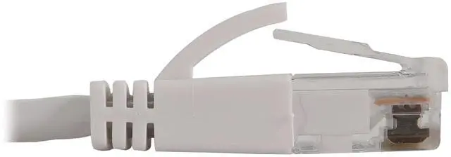 Alt view image 9 of 9 - Tripp Lite Cat6a 10G Snagless Molded Slim UTP Ethernet Cable (RJ45 M/M), PoE, White, 3 ft. (0.9 m) - 3 ft Category 6a Network Cable for Network Device, Server, Switch, Router, Hub, Printer, Computer,