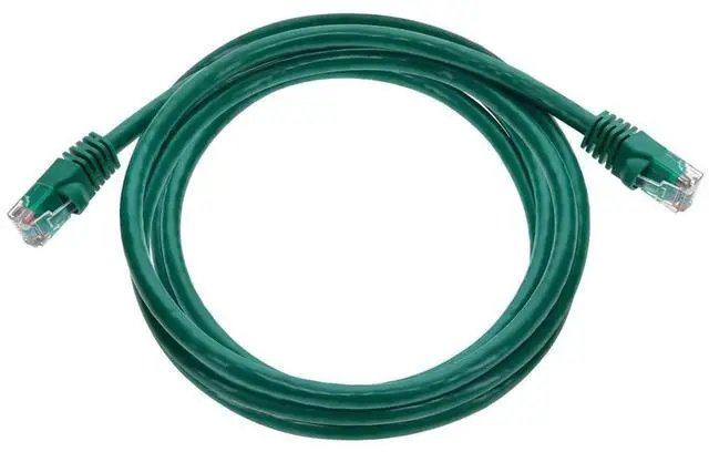 Alt view image 18 of 20 - Monoprice Cat6 Ethernet Patch Cable - 7 Feet - Green | Network Internet Cord - RJ45, Stranded, 550Mhz, UTP, Pure Bare Copper Wire, 24AWG