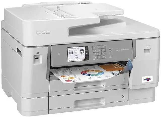 Alt view image 10 of 13 - Brother MFC-J6955DW INKvestment Tank All-in-One Color Inkjet Printer