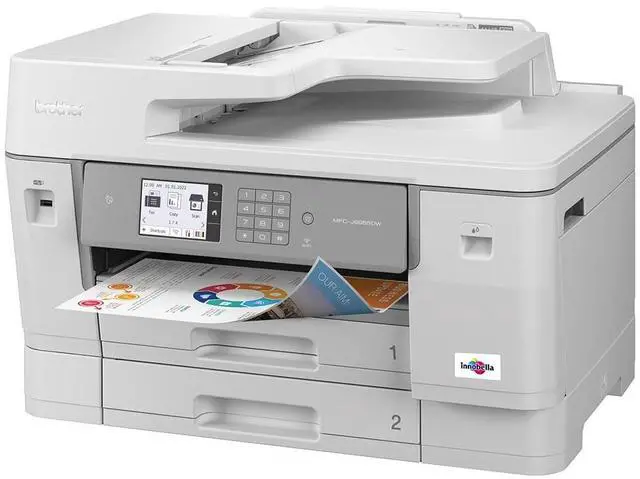 Alt view image 11 of 13 - Brother MFC-J6955DW INKvestment Tank All-in-One Color Inkjet Printer