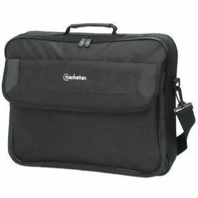 Alt view image 7 of 19 - Manhattan Cambridge Carrying Case (Briefcase) for 17.3" Apple Notebook - Black - Weather Resistant, Spill Resistant, Wear Resistant, Bump Resistant, Scratch Resistant, Anti-slip Shoulder Strap -