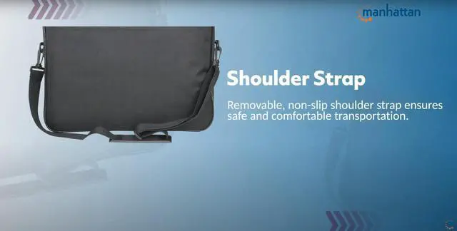 Alt view image 12 of 19 - Manhattan Cambridge Carrying Case (Briefcase) for 17.3" Apple Notebook - Black - Weather Resistant, Spill Resistant, Wear Resistant, Bump Resistant, Scratch Resistant, Anti-slip Shoulder Strap -