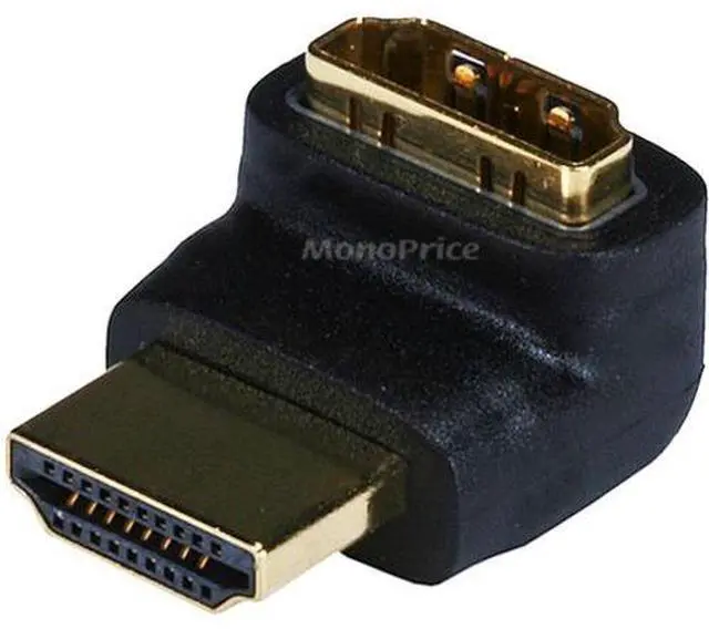 Alt view image 13 of 14 - Monoprice HDMI Port Saver (Male to Female) | 270 Degree