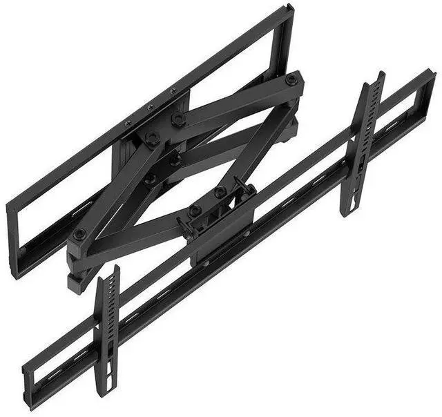 Alt view image 12 of 18 - Monoprice Full Motion TV Wall Mount Bracket For 40" To 90" TVs up to 132lbs, Max VESA 600x400, Works with Concrete, Brick, and Wooden Studs