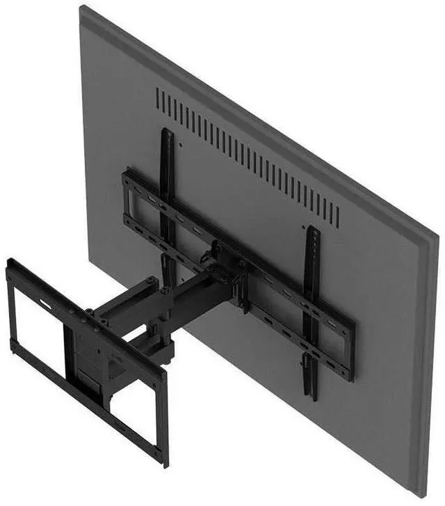 Alt view image 16 of 18 - Monoprice Full Motion TV Wall Mount Bracket For 40" To 90" TVs up to 132lbs, Max VESA 600x400, Works with Concrete, Brick, and Wooden Studs
