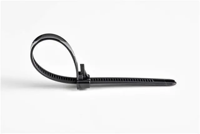 Alt view image 4 of 7 - StarTech 6" Reusable Cable Ties Medium Network Cable Wraps Black 100pk