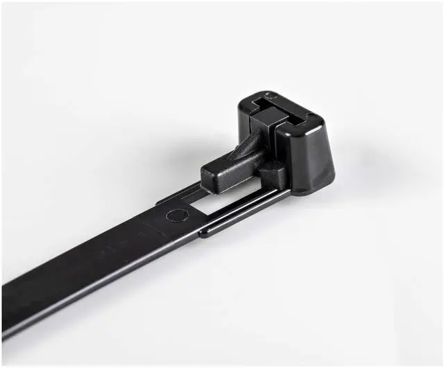 Alt view image 3 of 7 - StarTech 6" Reusable Cable Ties Medium Network Cable Wraps Black 100pk