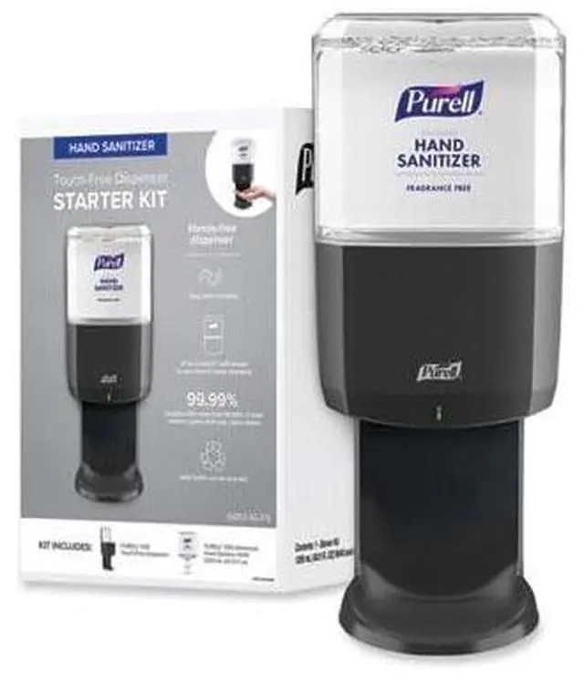 Alt view image 2 of 7 - Advanced Hand Sanitizer Foam ES6 Starter Kit Graphite 64531GFS