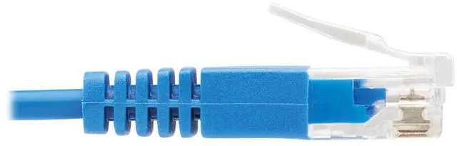 Alt view image 16 of 16 - Tripp Lite Cat6a 10G Certified Molded Ultra-Slim Utp Ethernet Cable (Rj45 M/M) Blue 5 Ft.