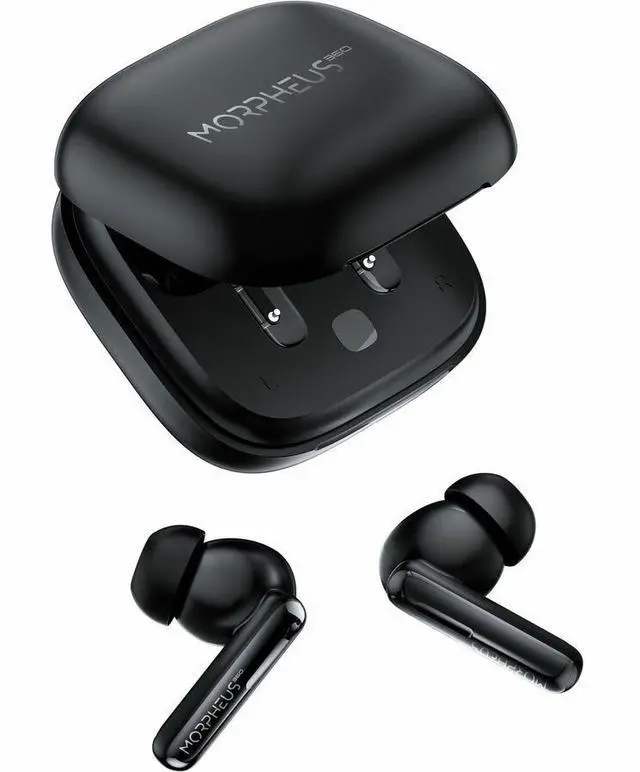 Alt view image 4 of 10 - Morpheus 360 Nemesis ANC Wireless Noise Cancelling Headphones | Bluetooth Earbuds | 30H Playtime | TW2750B | - Stereo - 10mm Graphene Drivers - True Wireless - Feed Forward NC - Binaural - In-ear - 4