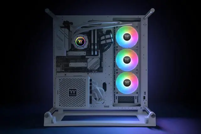 Alt view image 13 of 13 - Thermaltake TH360 V2 ARGB Snow CL-W365-PL12SW-A Liquid / Water Cooling