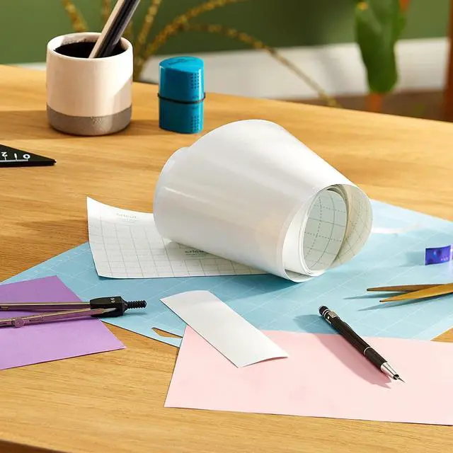 Alt view image 5 of 5 - Cricut Joy Smart Vinyl Removable 120" x 5.5" White (2008752)