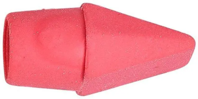 Alt view image 3 of 4 - Wedge Pencil Cap Erasers, Pink, Pack of 144