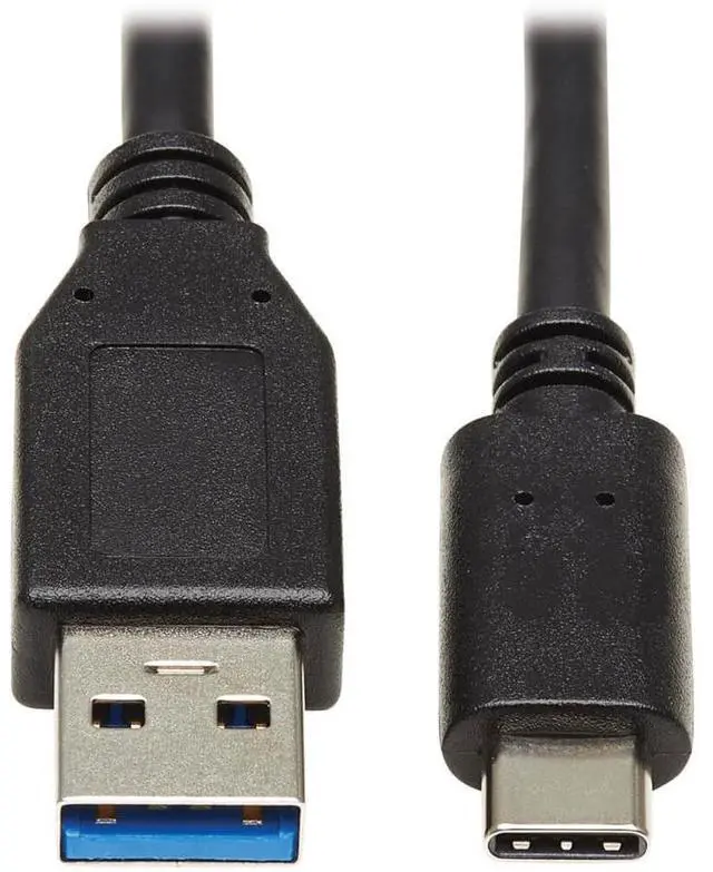Alt view image 5 of 14 - Tripp Lite USB C to USB-A Cable USB Type C 3.1 Gen 1 5 Gbps M/M 20in U42820N