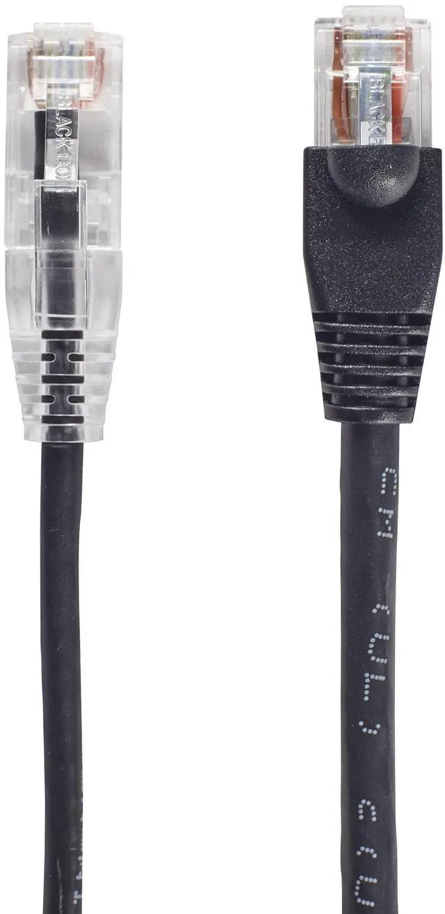 Alt view image 9 of 9 - BLACK BOX C6APC28-BK-20 CAT6A 500-MHZ STRANDED ETHERNET PATCH CABLE - UNSHIELDED (UTP), CM PVC, SNAGLESS