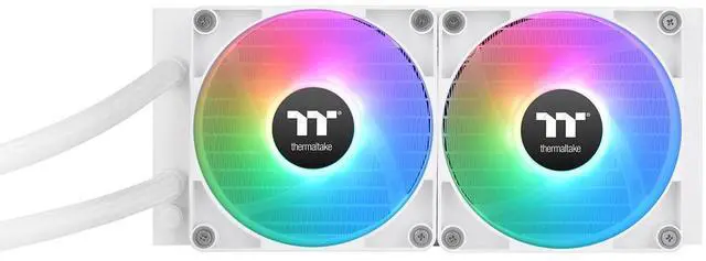 Alt view image 11 of 13 - Thermaltake TH240 V2 ARGB Snow CL-W364-PL12SW-A All-In-One Liquid Cooler