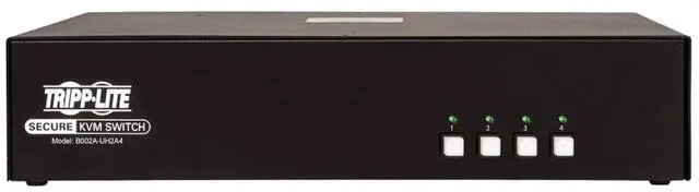 Alt view image 16 of 20 - Tripp Lite 4-Port Dual-Monitor Secure KVM Switch TAA B002AUH2A4