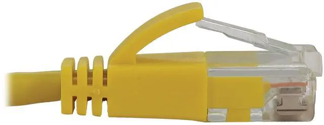 Alt view image 11 of 11 - Tripp Lite Cat6a 10G Snagless Molded Slim UTP Ethernet Cable (RJ45 M/M), PoE, Yellow, 6 ft. (1.8 m) - 6 ft Category 6a Network Cable for Network Device, Server, Switch, Router, Hub, Printer, Computer,