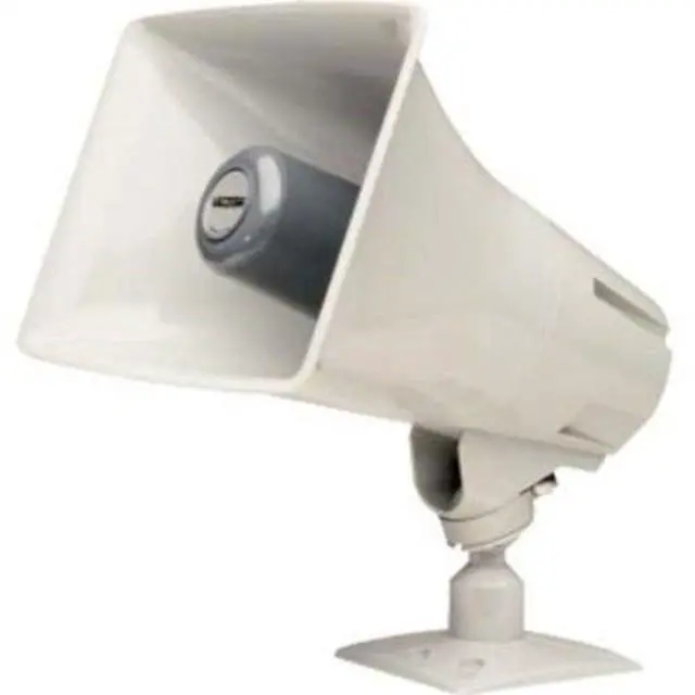 Alt view image 2 of 5 - Valcom - VIP-130AL-GY - Valcom IP Horn, One-Way High Efficiency Horn Gray - Wired - 117 dB - Audible - Wall Mountable,