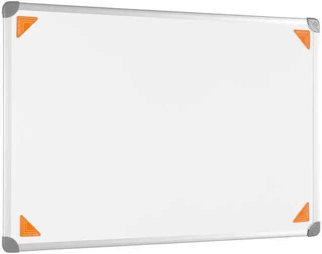 Alt view image 6 of 7 - Beacons Smart Stickers for Whiteboards Reusable Triangles 2.5" x 2.5" Fluorescent Orange 4 Pieces RAB4RORG