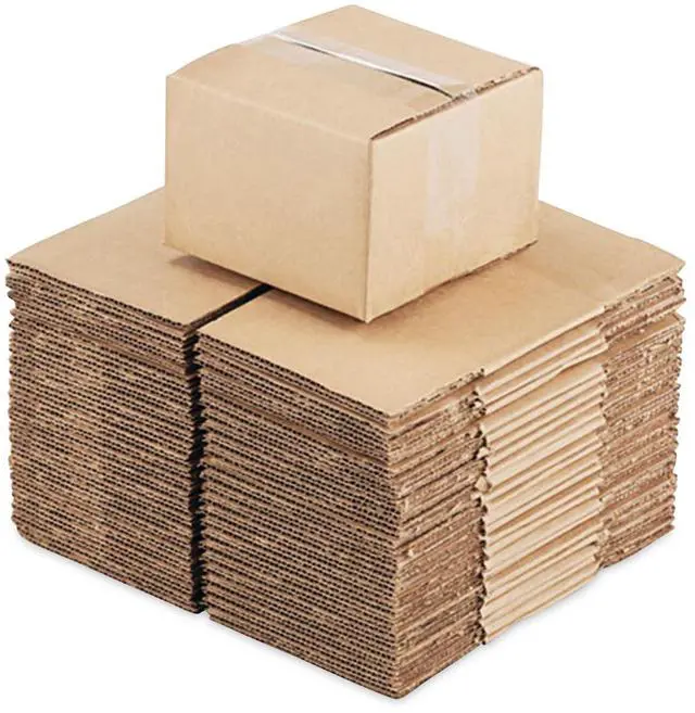 Alt view image 3 of 5 - Universal Cubed Fixed-Depth Corrugated Shipping Boxes Brown Kraft 25 698241