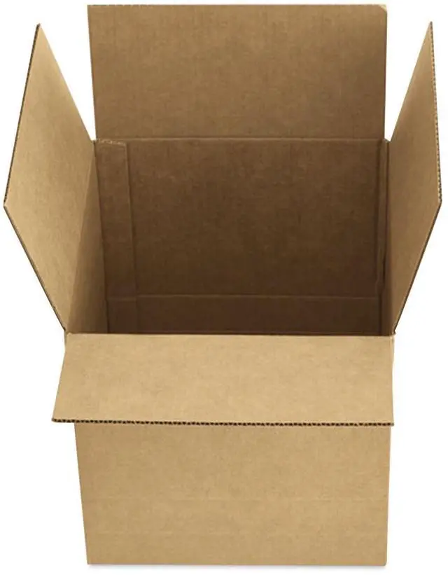 Alt view image 4 of 5 - Universal Cubed Fixed-Depth Corrugated Shipping Boxes Brown Kraft 25 698241