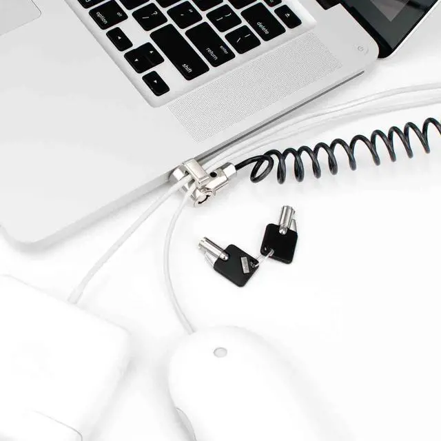 Alt view image 7 of 8 - Maclocks CL15C Universal Coiled Laptop Lock and Peripheral Security Trap