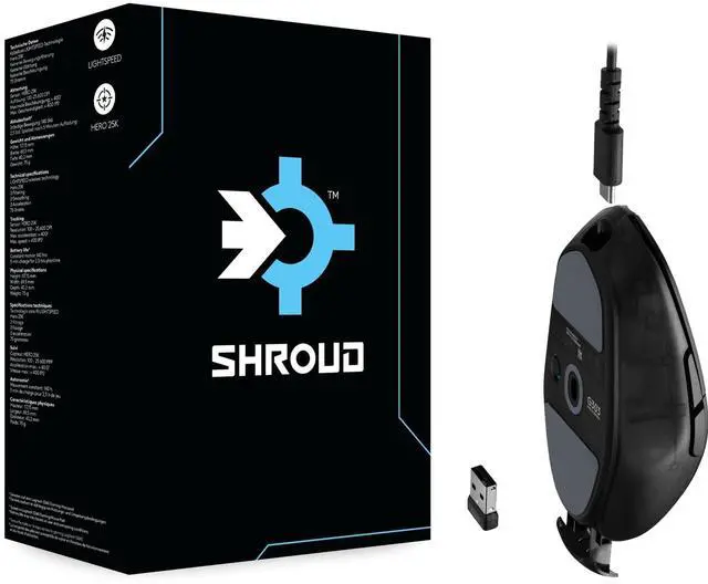 Alt view image 19 of 20 - Logitech G303 Shroud Edition Wireless Gaming Mouse - LIGHTSPEED Wireless - HERO 25K - 25,600 DPI - 75 grams - 5-buttons – PC - Black