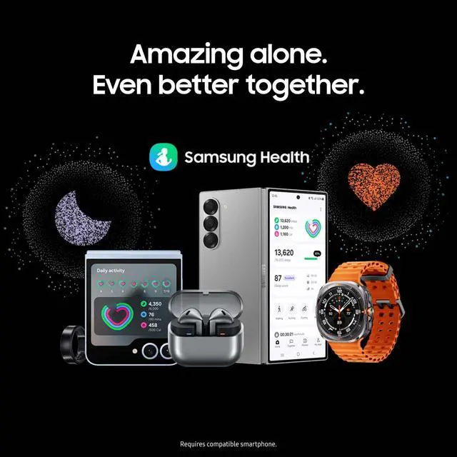 Alt view image 11 of 20 - Samsung Galaxy Watch Ultra, 47mm, Titanium Silver - Heart Rate Monitor, Accelerometer, Barometer, Gyro Sensor, Light Sensor, ECG Sensor, Bioelectrical Impedance Analysis (BIA) Sensor, Pulse Oximeter S